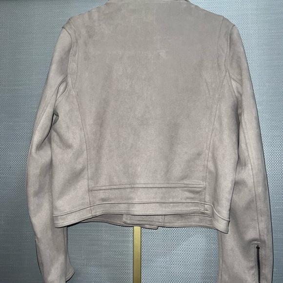 Shinestar Women's Tan Suede Jacket - Picture 5 of 5